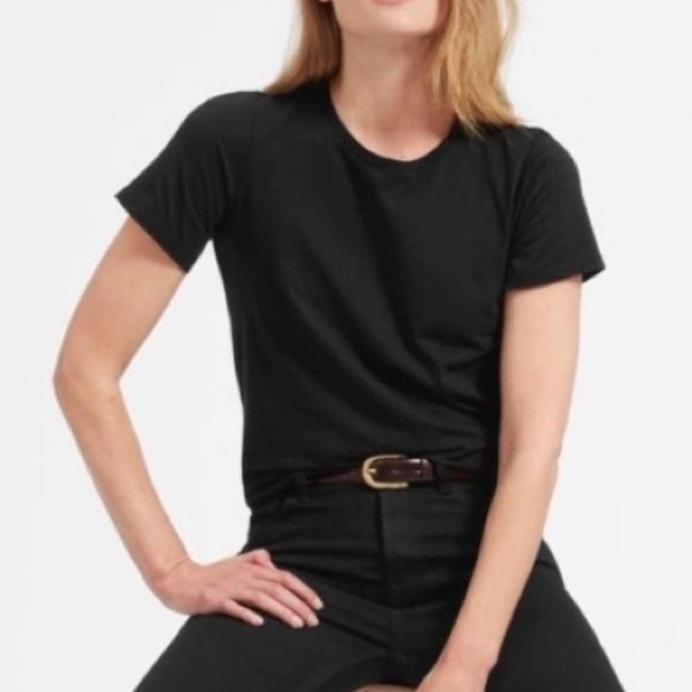 Everlane Crew Neck Short Sleeve 100% Supima Cotton Tee